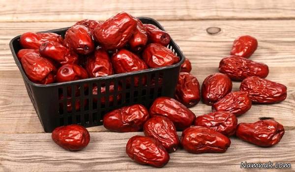 درمان یبوست با عناب خشک عناب
