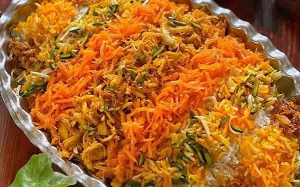 روش تهیه هویج پلو هویج پلو