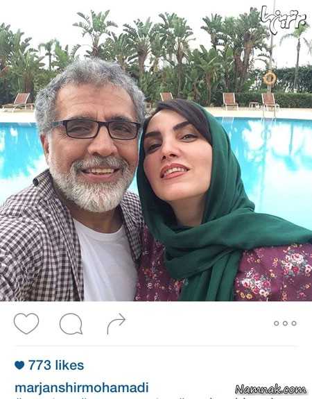  بهروز افخمی و مرجان شیرمحمدی ، بازیگران مشهور ایرانی ، بازیگران مشهور ایرانی و همسرانشان