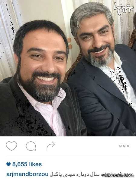 سلفی برزو ارجمند و مهدی پاکدل سلفی برزو ارجمند و مهدی پاکدل