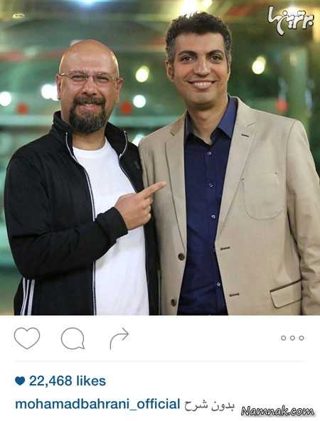 محمد بحرانی در کنار عادل فردوسی پور محمد بحرانی در کنار عادل فردوسی پور