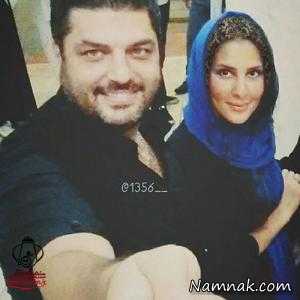 سام درخشانی و همسرش ، همسر سام درخشانی