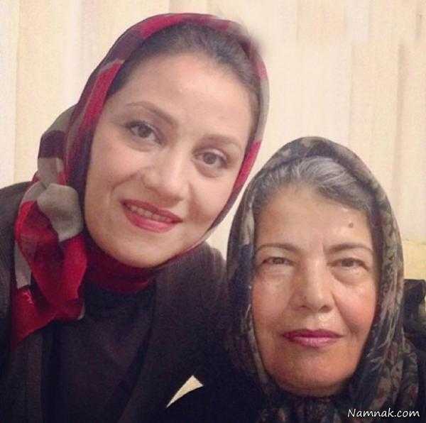 شبنم مقدمی عزیز و مادرش ، عکس بازیگران و خانواده هایشان ، بازیگران ایرانی در کنار خانواده هایشان