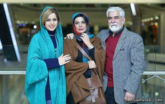 حسین پاکدل، عاطفه رضوی و دخترشان  ، بازیگران مشهور ایرانی ، بازیگران مشهور ایرانی و همسرانشان