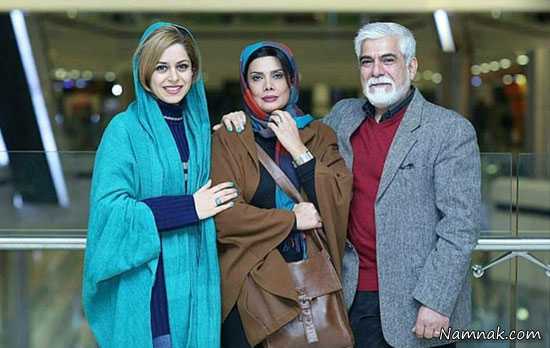 حسین پاکدل، عاطفه رضوی و دخترشان حسین پاکدل، عاطفه رضوی و دخترشان