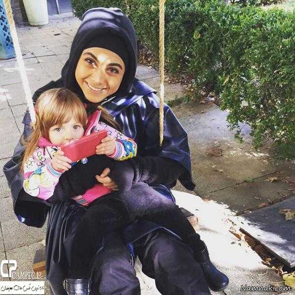 آزاده صمدی ، عکس لعیا زنگنه در پشت بام تهران ، عکس جدید لعیا زنگنه