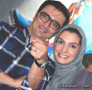 الیکا عبدالرزاقی و همسرش ، امین زندگانی