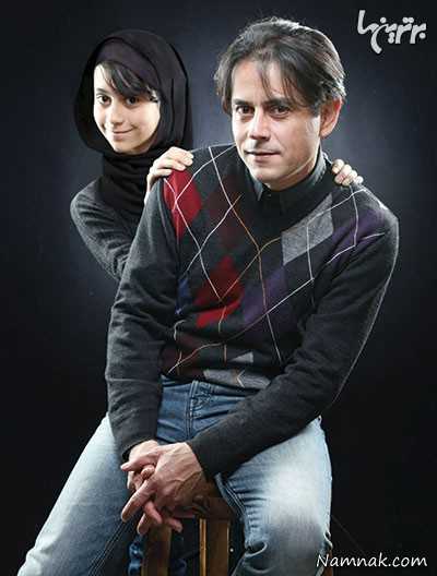 رحیم نوروزی و دخترش پناه  ، عکس رحیم نوروزی و همسرش ، بازیگر ایرانی و همسرش