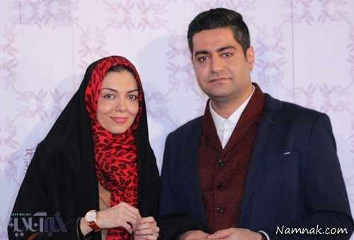 آزاده نامداری و همسرش در کاخ جشنواره فیلم فجر