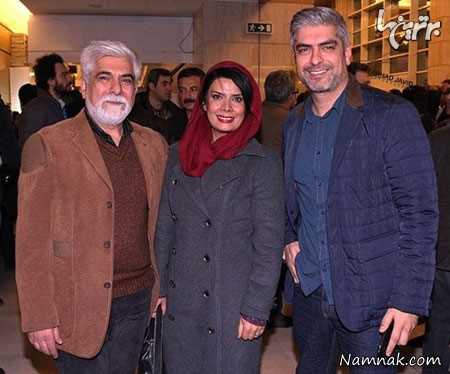 مهدی پاکدل درکنار حسین پاکدل و همسرش مهدی پاکدل درکنار حسین پاکدل و همسرش
