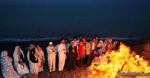 مراسم آتش هیرومبا ، آداب و رسوم ، جشن ایرانی