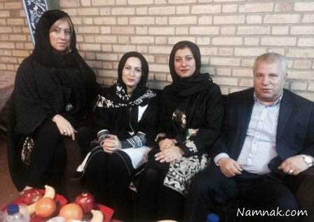 علی پروین و دخترانش در کنار شقایق ، مهران مدیری ، مهراوه شریفی نیا