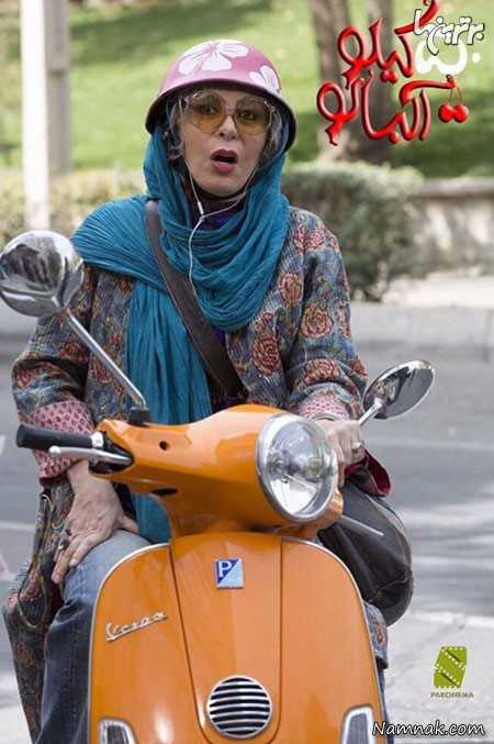 افسانه بایگان سوار موتور افسانه بایگان سوار موتور
