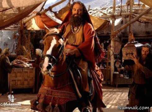 محسن تنابنده با گریم فیلم محمد رسول الله(ص) محسن تنابنده با گریم فیلم محمد رسول الله(ص) ، بازیگر ، عکس