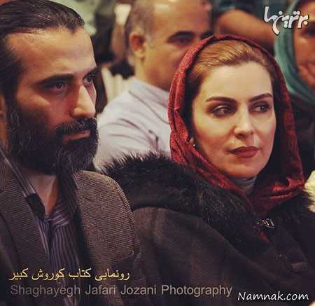 ماهچهره خلیلی و همسرش ، بازیگران مشهور ایرانی ، ‌ عکس