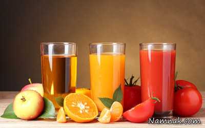 آبمیوه ، خواص آب میوه ها ، سبزیجات