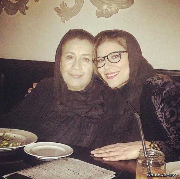 سحر دولتشاهی و مادرش ، عکس بازیگران ، خانواده بازیگران