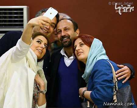 اصغر فرهادی و همسرش اصغر فرهادی و همسرش