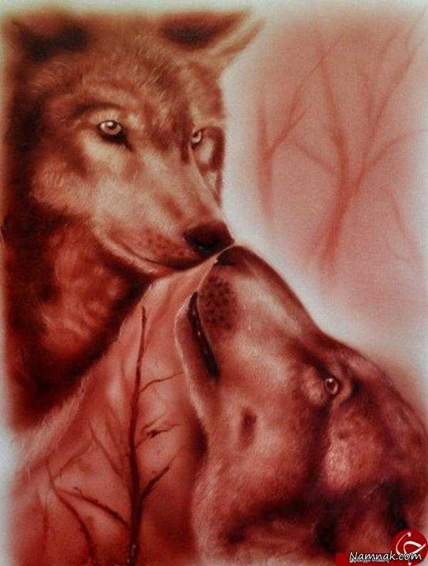 نقاشی های عجیب ، نقاشی ، خون