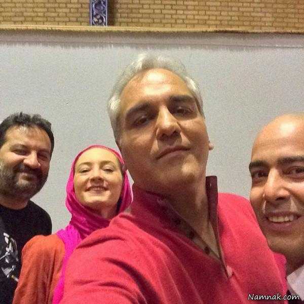 سحر ولدبیگی و مهران مدیری در کنارهم سحر ولدبیگی و نیما فلاح