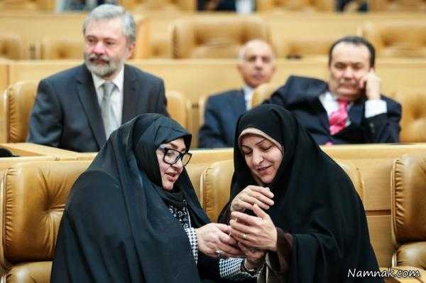 زهرا رادا همسر ( عیال ) علی اکبر صالحی رییس نهاد سازمان انرژی اتمی