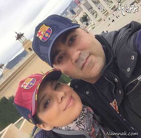 روشنک عجمیان و همسرش روشنک عجمیان و همسرش