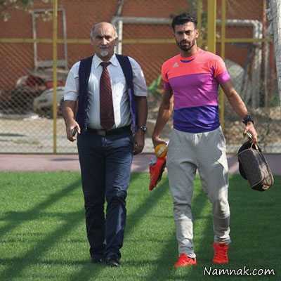 رامین رضاییان و پدرش ، رامین رضاییان ، بازیکن پرسپولیس