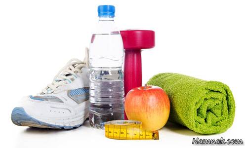 مصرف آب و ورزش