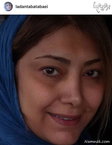 لادن طباطبایی بدون آرایش لادن طباطبایی