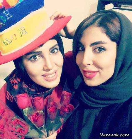 لیلا بلوکات و خواهرش ، عکس خانوادگی بازیگران ، عکس خانوادگی بازیگران زن ایرانی