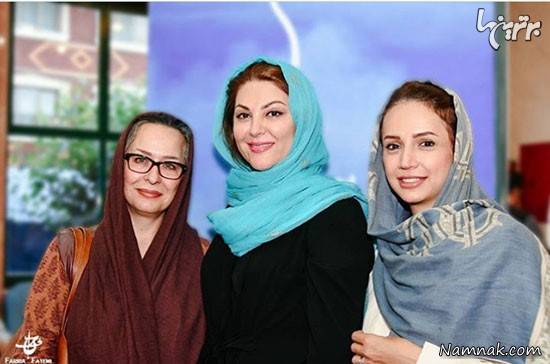 شبنم قلیخانی، لاله اسکندری و آزیتا حاجیان در یک مراسم شبنم قلیخانی، لاله اسکندری و آزیتا حاجیان ، مهسا کرامتی و پسرش ، محمدرضا گلزار