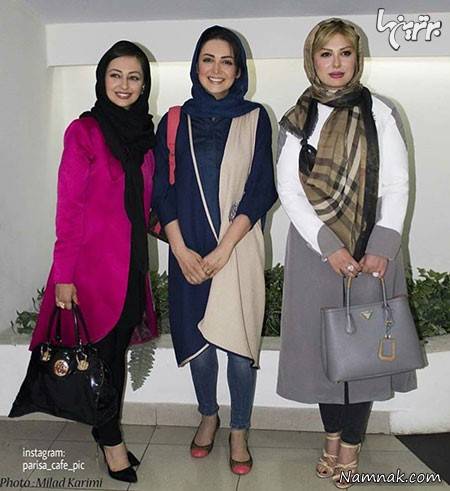 نیوشا ضیغمی و نفیسه روشن در اکران فیلم گاوخونی نیوشا ضیغمی و نفیسه روشن ، جدیدترین عکسهای بازیگران ، بازیگران مشهور ایرانی