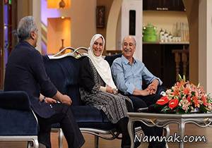 محمود پاک نیت و همسرش مهوش صبر کن
