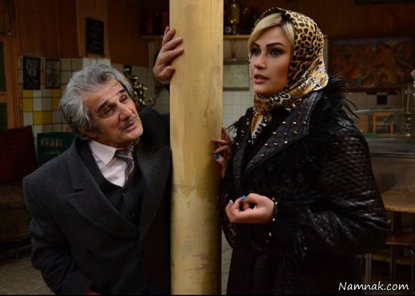 لادن مستوفی ومهدی هاشمی در فیلم سینمایی یک دزدی عاشقانه لادن مستوفی ومهدی هاشمی