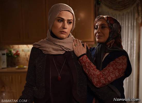 لادن مستوفی و افسانه بایگان در سریال پریا لادن مستوفی و افسانه بایگان