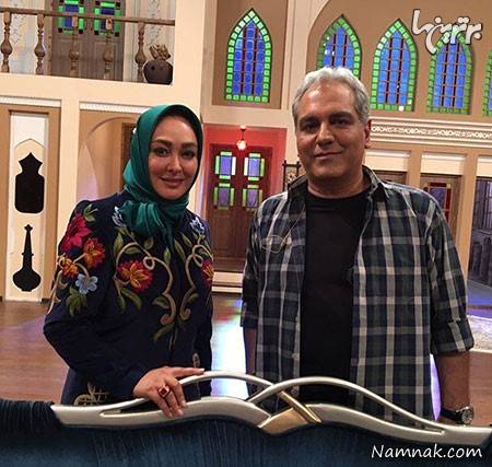الهام حمیدی و مهران مدیری در دورهمی الهام حمیدی و مهران مدیری