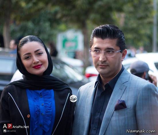 شیلاخداداد و همسرش دکتر فرزاد سرکارات در جشن حافظ شیلاخداداد و همسرش دکتر فرزاد سرکارات