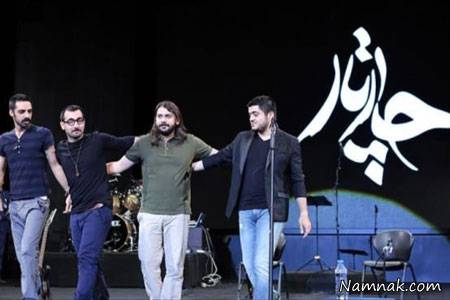ماجرای جنجالی  توزیع روسری در کنسرت گروه چارتار در کاناد! + عکس