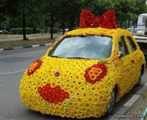 ماشین عروس جذاب ، ماشین عروس شیک ، ماشین عروس عجیب