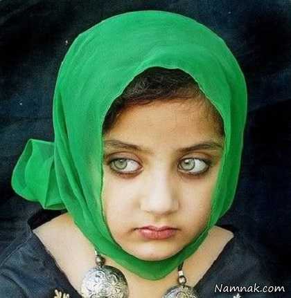 چشم دختر افغان ، namnak ، زیباترین چشم