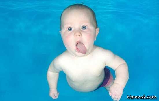 شناي کودکان سه ماهه