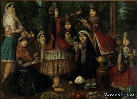 میهمانی چای جالب ترین مراسم زنان قاجاری 1