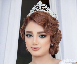 مدل شینیون موهای کوتاه ، مدل شینیون ساده