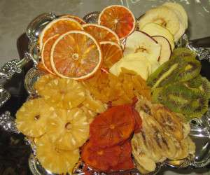 راه های خشک کردن میوه