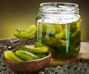 طرز تهیه خیارشور ، خیارشور فوری