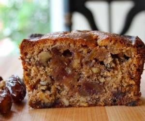 طرز تهیه کیک فوری خرما و گردو ، کیک فوری خرما و گردو
