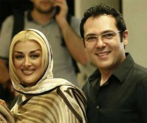 کوروش تهامی و همسرش