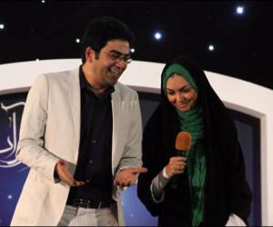 آزاده نامداری و همسرش ، فرزاد حسنی و همسرش