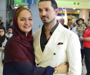مهناز افشار و همسر