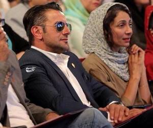 امین حیایی و پسرش دارا